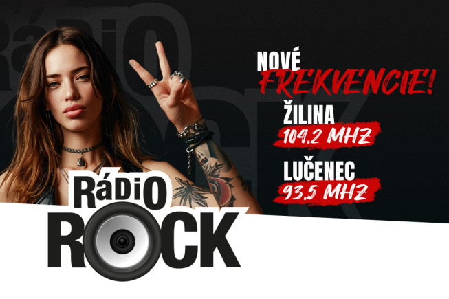 Rádio Rock dnes rozšírilo pokrytie o dve nové frekvencie