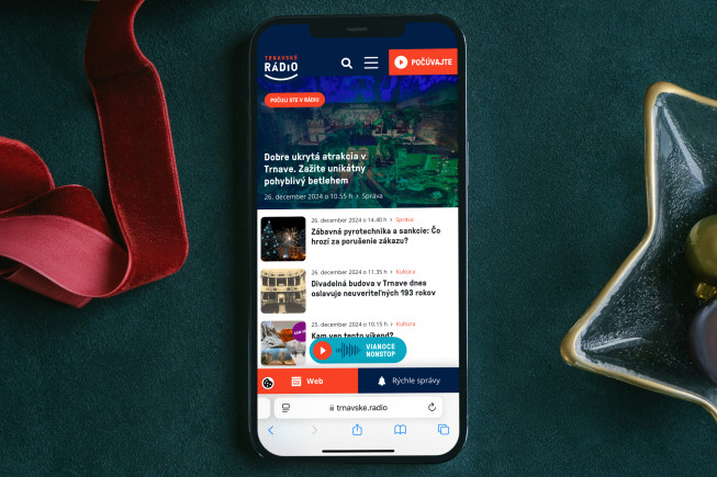 Web Trnavského rádia cez Vianoce v top 3 slovenských rádií