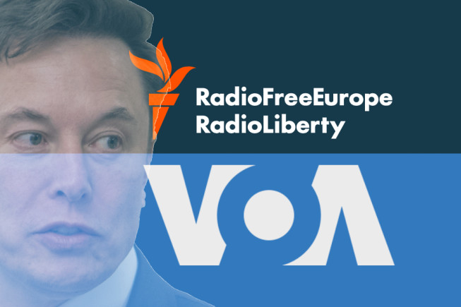 Elon Musk vyzýva na zrušenie rádií Voice of America a Radio Free Europe